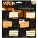 Ars Una: Wild in the dark — naklejki na zeszyt z lwem, opakowanie 3×6 szt.