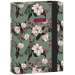 Ars Una: Zielone, kwieciste pudełko na zeszyty A/5