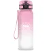 Ars Una: bez BPA, matowy bidon z efektem ombre - 800 ml - wata cukrowa