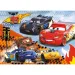 Auta 2 w 1 2x24-elementowe maxi puzzle i kolorowanka - Lisciani