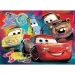 Auta 2 w 1 puzzle 24-elementowe i kolorowanka 35x25 cm - Lisciani