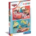 Auta 2x20-elementowe puzzle Supercolor - Clementoni