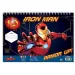 Avengers Iron Man kreatywny kolorowanka z naklejkami i szablonem w kilku wariantach