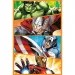 Avengers dzień pełen akcji 3x80 elementów puzzle - Trefl