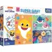 Baby Shark Super Giant dwustronne 3 w 1 puzzle 15 elementów - Trefl