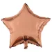 Balon foliowy w kształcie gwiazdy – rose gold 46 cm
