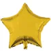 Balon foliowy w kształcie gwiazdy – złoty 46 cm