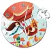 Balon na gorące powietrze na wietrze 96-elementowe puzzle zegar - Clementoni