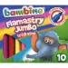Bambino: Zestaw 10 dużych kolorowych pisaków Jumbo