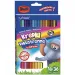 Bambino: Zestaw kolorowych kredek 18/36 sztuk z temperówką
