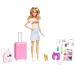 Barbie®: Dreamhouse Adventures podróżująca lalka Barbie z akcesoriami - Mattel