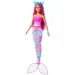 Barbie® Fairytale: Przekształcająca się syrena 2023 z akcesoriami - Mattel