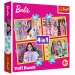 Barbie 4 w 1 puzzle - Trefl