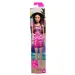 Barbie Chic, brunetka lalka modowa w różowej sukience Barbie - Mattel