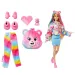 Barbie: Cutie Reveal lalka niespodzianka Care Bears seria 2 – Serduszko Miś – Mattel