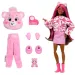 Barbie: Cutie Reveal niespodzianka lalka Troskliwe Misie - Tęczowy Miś - Mattel