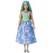 Barbie Dreamtopia: Księżniczka lalka w niebieskiej sukience z motylami - Mattel