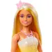 Barbie Dreamtopia: Księżniczka w żółto-różowej sukni z motylami – Mattel