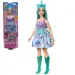 Barbie Dreamtopia: Lalka jednorożec w niebiesko-fioletowej sukience - Mattel