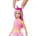 Barbie Dreamtopia: Lalka jednorożec w różowej sukience - Mattel