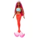 Barbie Dreamtopia: Syrenka z różowymi włosami i koralowym ogonem - Mattel