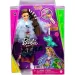 Barbie: Ekstrawagancka lalka w tęczowej sukience - Mattel