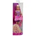 Barbie: Laleczka Fashionista w żywej, wielokolorowej sukience – Mattel