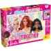 Barbie Przyjaciółki 60-elementowe brokatowe puzzle 50x35 cm - Lisciani