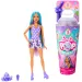 Barbie: Slime Reveal - Laleczka niespodzianka winogronowa w owocowym zestawie z niebieskimi włosami - Mattel