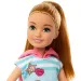 Barbie: Stacie na ratunek - Lalka o jasnobrązowych włosach z małym pieskiem - Mattel
