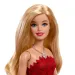 Barbie: Świąteczna lalka z okazji 80. rocznicy w rubinowoczerwonej sukni – Mattel