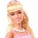 Barbie The Movie: lalka Barbie w różowej, kraciastej spódnicy - Mattel