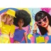 Barbie i przyjaciele 2x60-elementowa maxi podłogowa układanka 50x35 cm - Lisciani