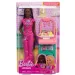 Barbie pediatra z brązowymi włosami – zestaw do zabawy z lalką kariery – Mattel