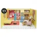 Barbie retro domek marzeń z okazji 75-lecia z lalką i akcesoriami - Mattel