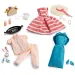 Barbie retro domek marzeń z okazji 75-lecia z lalką i akcesoriami - Mattel
