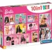 Barbie zestaw puzzli 10w1 - Clementoni
