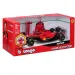 Bburago: Ferrari SF23 F1 metalowy model samochodu wyścigowego z kierowcą 1/24 (Charles Leclerc #16)