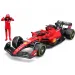 Bburago: Ferrari SF23 F1 metalowy model samochodu wyścigowego z kierowcą 1/24 (Charles Leclerc #16)