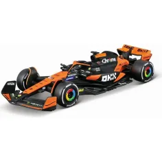 Bburago: McLaren MCL38 Miami Grand Prix 2024 samochód wyścigowy F1 metalowy model 1/43 (Oscar Piastri #81) zdjęcie 2