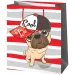Be Cool torba prezentowa w rozmiarze XL z motywem mopsa, 33x15x44,5 cm