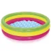 Bestway: Swim Squad™ dmuchany, kolorowy basenik do zabawy z trzema pierścieniami Ø 102x25 cm