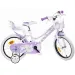 Biały rower dziecięcy dla dziewczynki w rozmiarze 16 - rower Dino Bikes