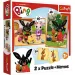 Bing i przyjaciele 2 w 1 - puzzle i gra pamięciowa - Trefl