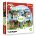 Bing i przyjaciele Szczęśliwy Bing 4 w 1 puzzle zestaw - Trefl