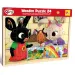 Bing i przyjaciele drewniane puzzle z ramką 24 elementy – Lisciani