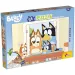Bluey 2 w 1 puzzle 24 elementów i kolorowanka 50x35 cm - Lisciani