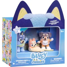 Bluey Fuzzies — odcinek, zestaw 3 szt. — Plaża zdjęcie 1