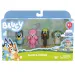 Bluey: Zestaw 4 figurek do zabawy Bluey i przyjaciele
