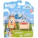 Bluey: Zestaw figurek podwójnych - Baby Bluey i Chilli